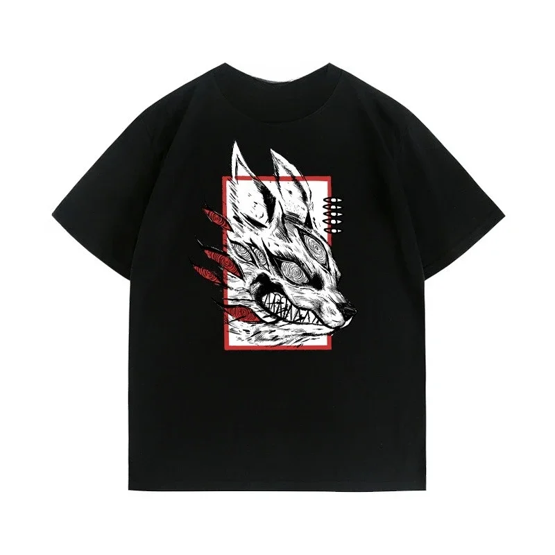 

Мужская футболка с японским аниме для девочек, футболка большого размера, повседневная хлопковая повседневная футболка на четыре сезона, женская одежда, дышащий топ