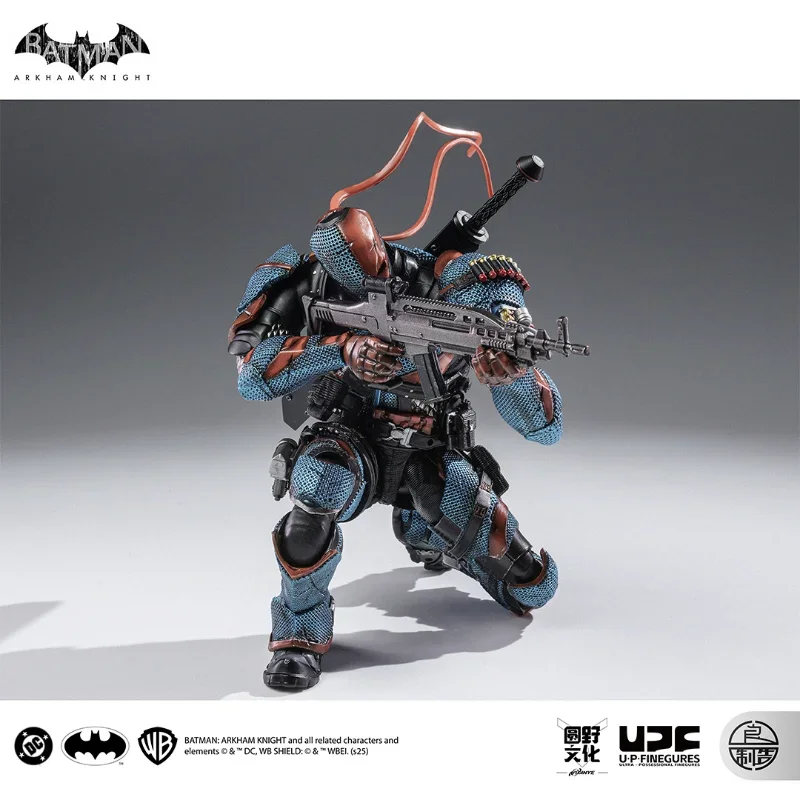 LPZZ ROUNO CUEURE DC002 1/12 Deathstroke Arkham Knight وحدة نهائية متحركة باتمان تحصيل نموذج عمل أنيمي الشكل لعبة