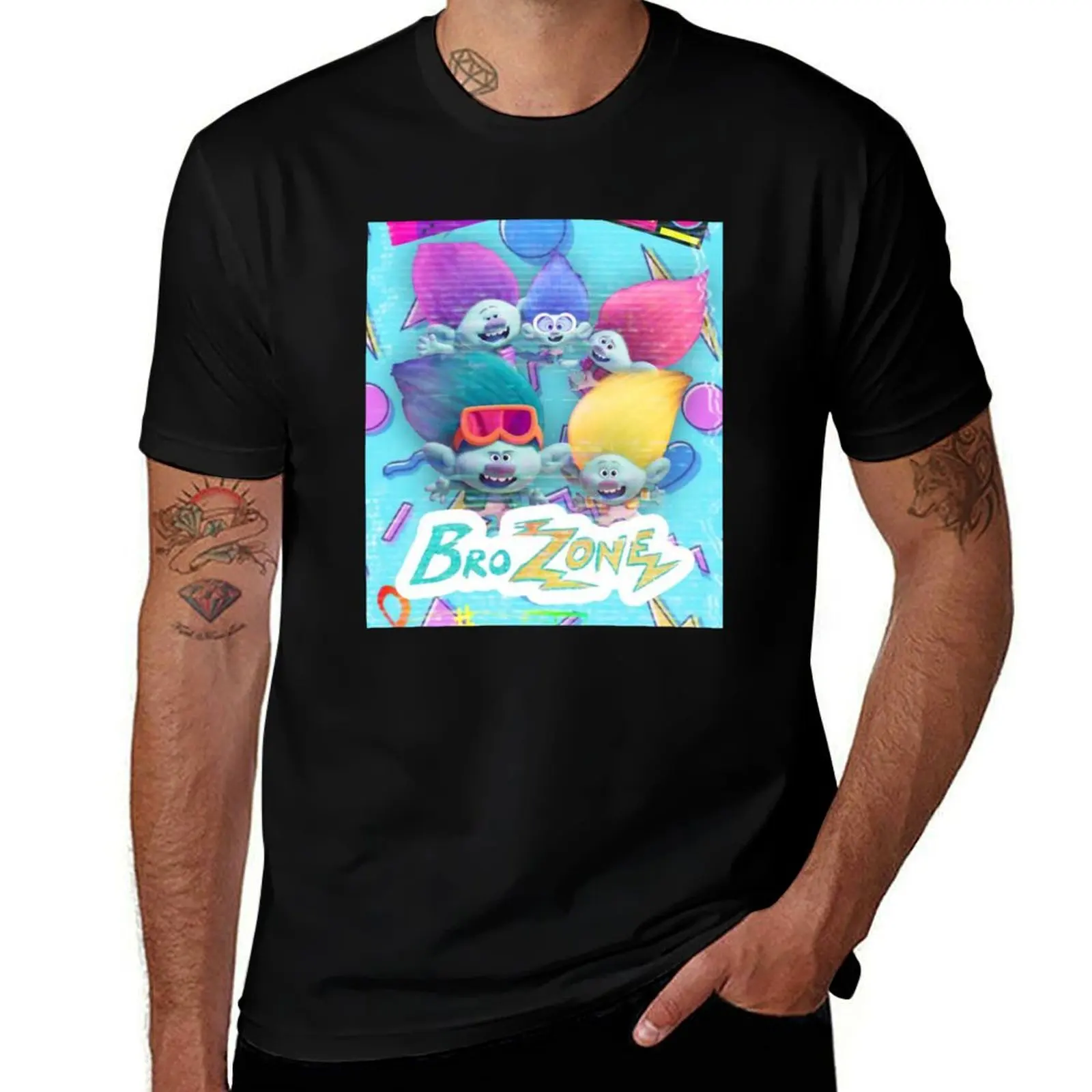 Trolls Band Together Brozone T-Shirt Casual Trendy Streetwear Tee Shirt T-Shirt