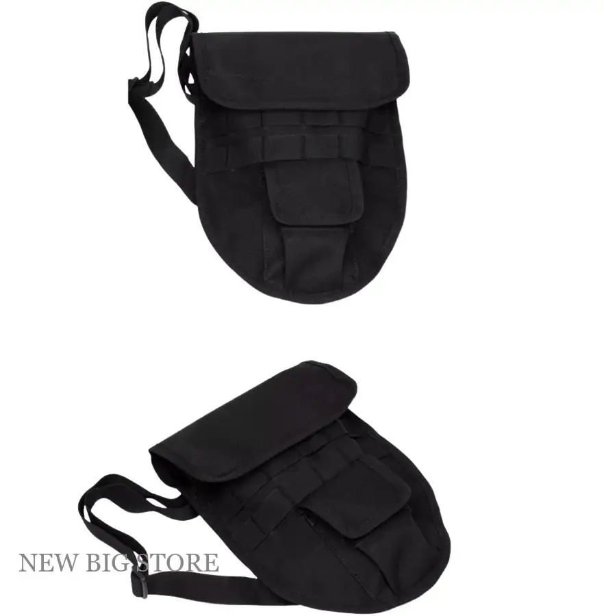Outdoor Multifunctional Molle Shovel Bag Protective Cover Shovel Storage Bag Sundry Bag Inclined shoulder bag Waist Bag