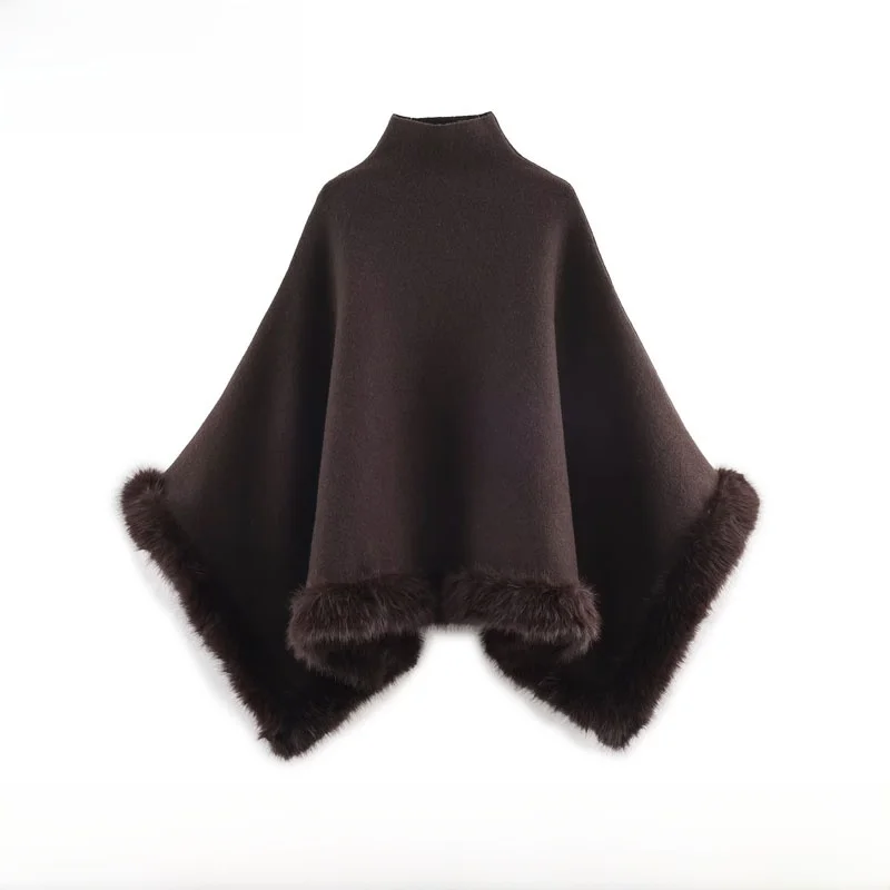 

Новое осенне-зимнее женское уличное пальто с эффектом искусственного меха и плоской иглой, верхняя одежда из полиэфирного волокна 00%