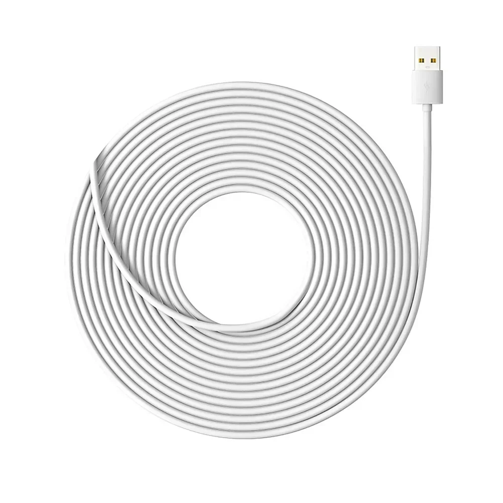 

5.2m 7.6m 10m Weatherproof Outdoor Charging Cable For Ring Outdoor Camera Battery/Spotlight Cam Battery HD Camera Versatile Part