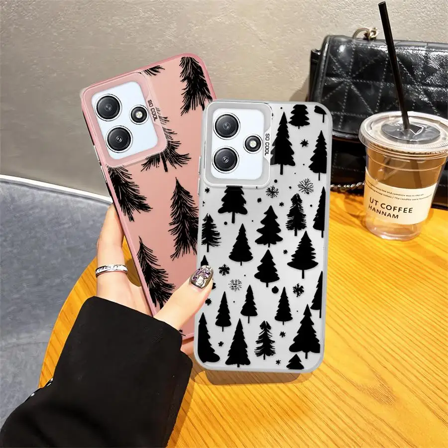 حافظة لهاتف Xiaomi Redmi A1 A2 Plus K60 A5 13C 12C 9T 10C 14C 9C غطاء هاتف خلفي شجرة عيد الميلاد الإبداعية #3