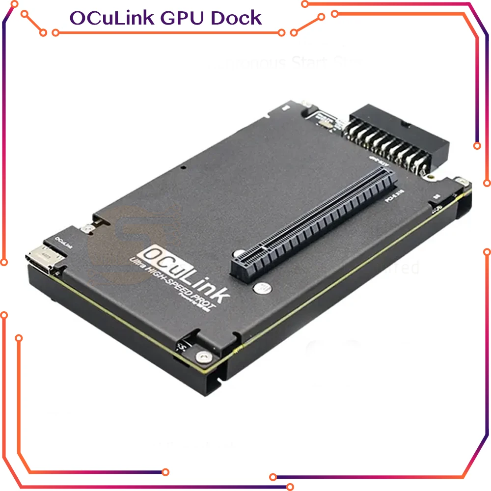 

OCuP4V2 OCuLink GPU Dock with ReDriver Chip Optional NVME M.2 to OCulink Adapterfor Laptop Mini PC to Exteral Graphic Card