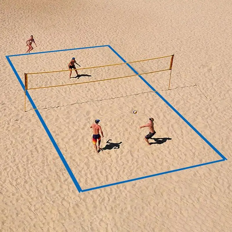 Volleyball Lines For Beach Heavy Duty Dividing Lines Portable Sports Supplies Reusable Outdoor Play Accessories For Daily