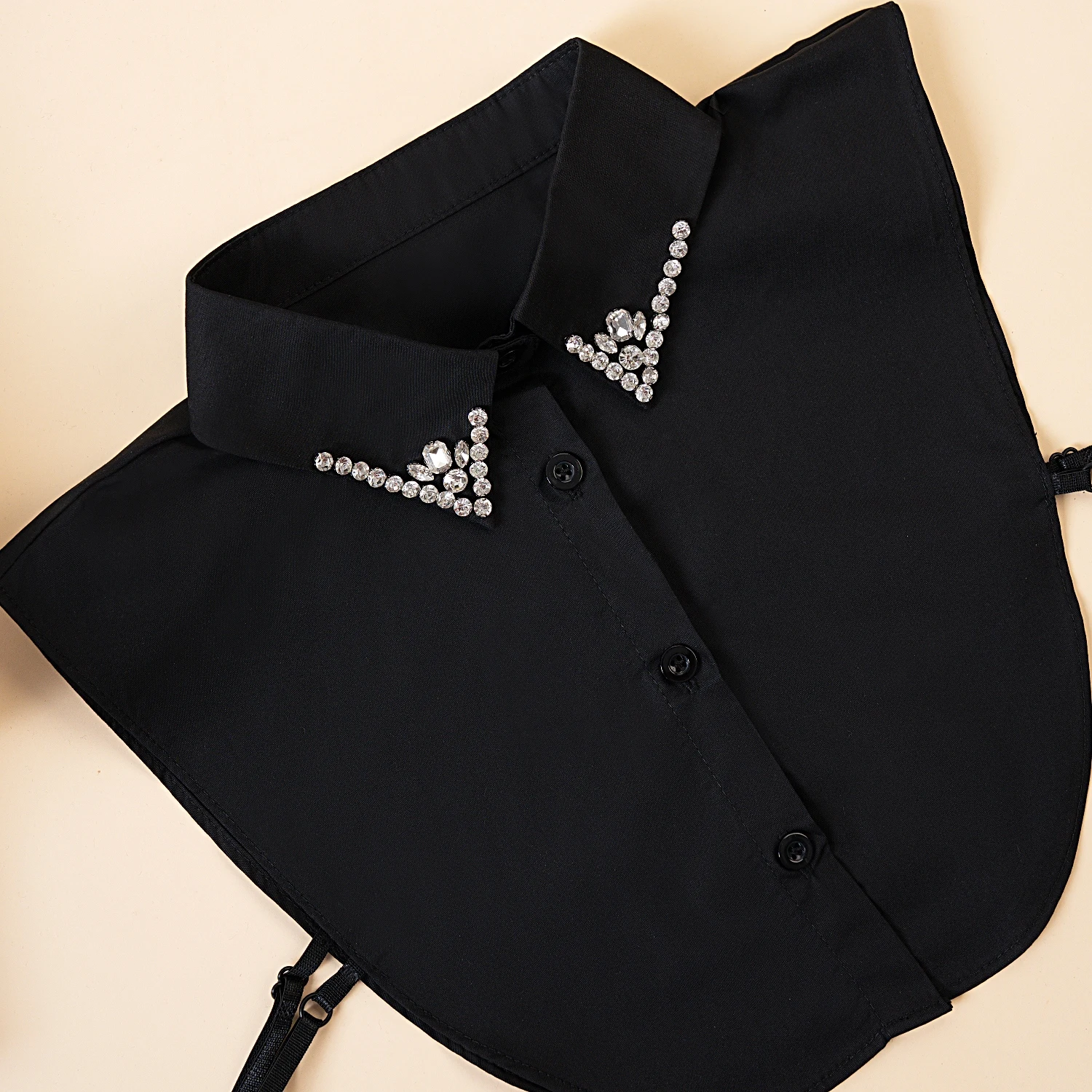 قطعة واحدة من الياقة المزيفة النسائية متعددة الاستخدامات، قميص أبيض بياقة مزيفة مصممة للارتداء الداخلي في الربيع والخريف والشتاء، والتي #2