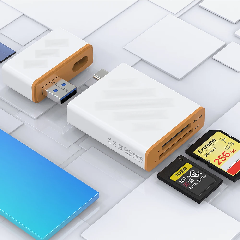 �y�Z�[�����zCFexpress Type A�J�[�h���[�_�[ - USB A & Type-C 2 in 1 Type A/SD�f���A���X���b�g�������iCFexpress Type A/SD/SDXC/SDHC�A�_�v�^�[�Ή��j