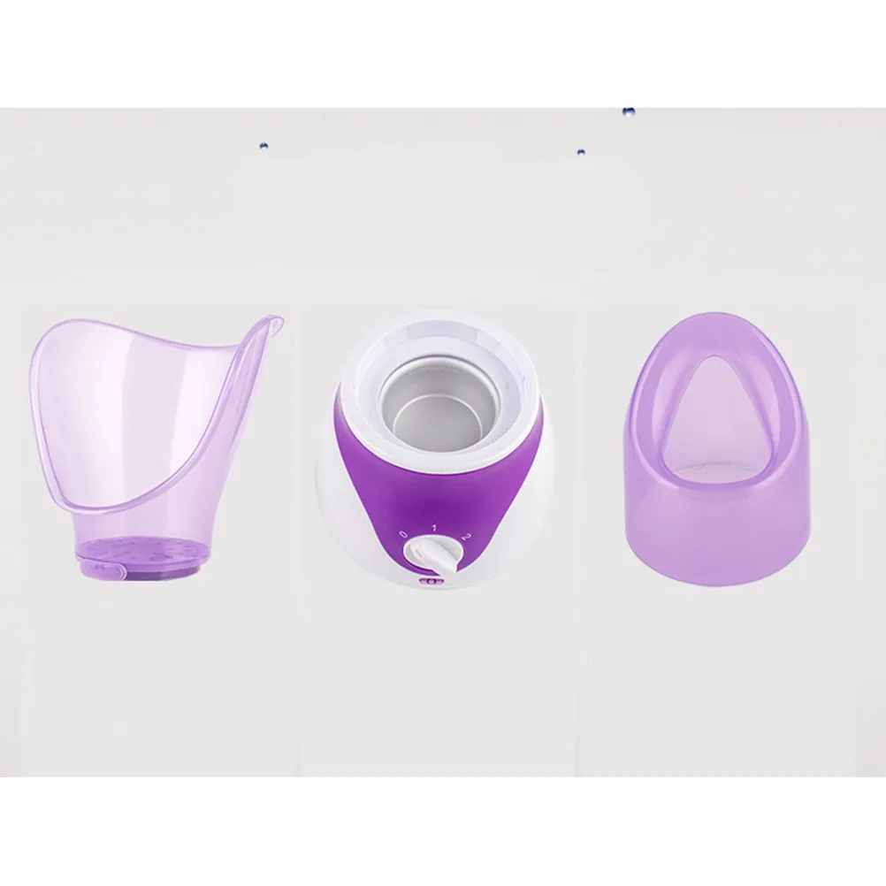 Facial Steamer Portable Size 50Ml Aluminium Pot Aromatherapy Spa Skincare Deep Cleansing Pore Cleaner