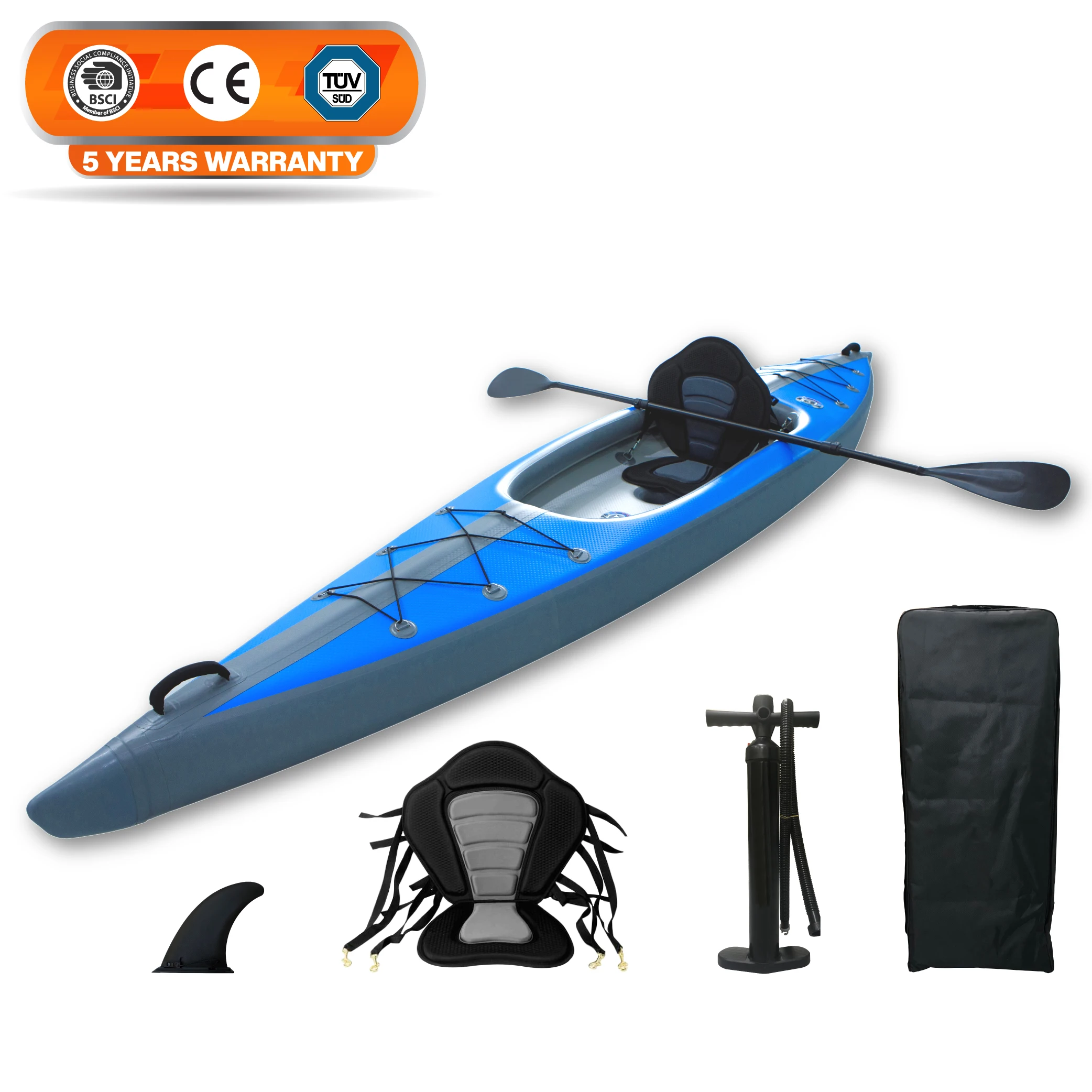 300cmx90cm With Pedals Fishing Kayaks Kayaking Inflatable Kayak Plastic Fishing 2 Seats