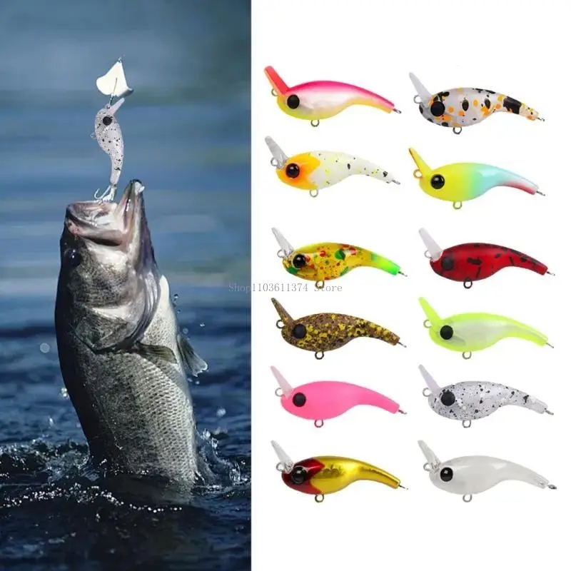 

Sinking Lures Swimbait Fishing Lures 5cm Artificial Crankbait Fishing Tackle
