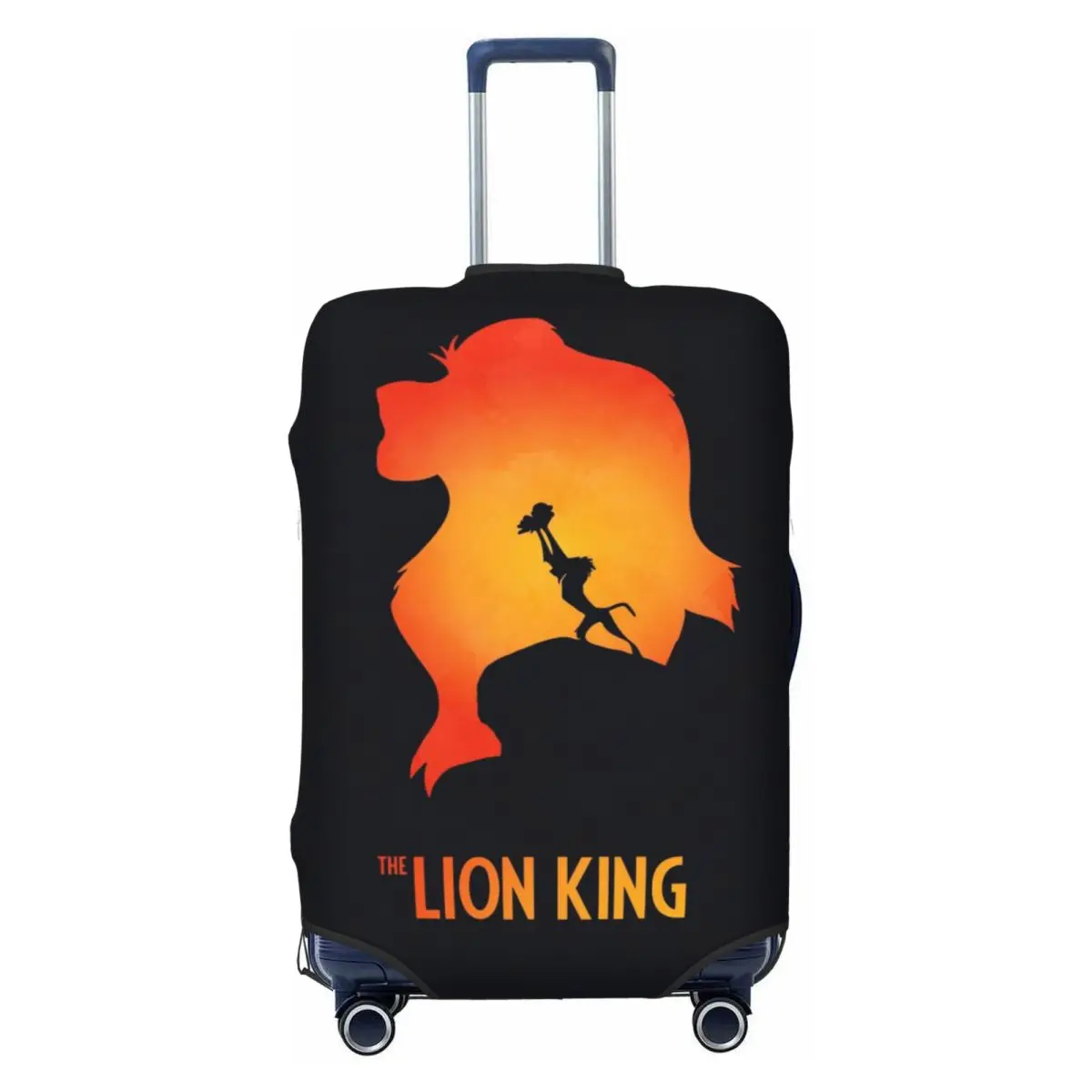 

Custom The Lion Anime King Cartoon Luggage Cover Elastic Travel Suitcase Protective Covers Fits 18-32 Inch