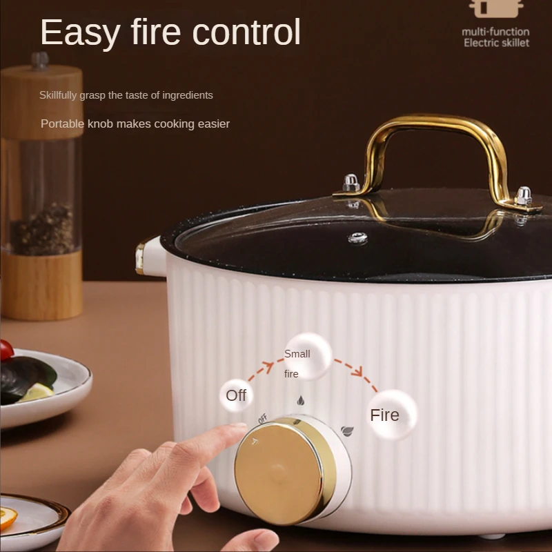 Electric steamer household multi-functional three-layer large-capacity stainless steel   for cooking and stewing