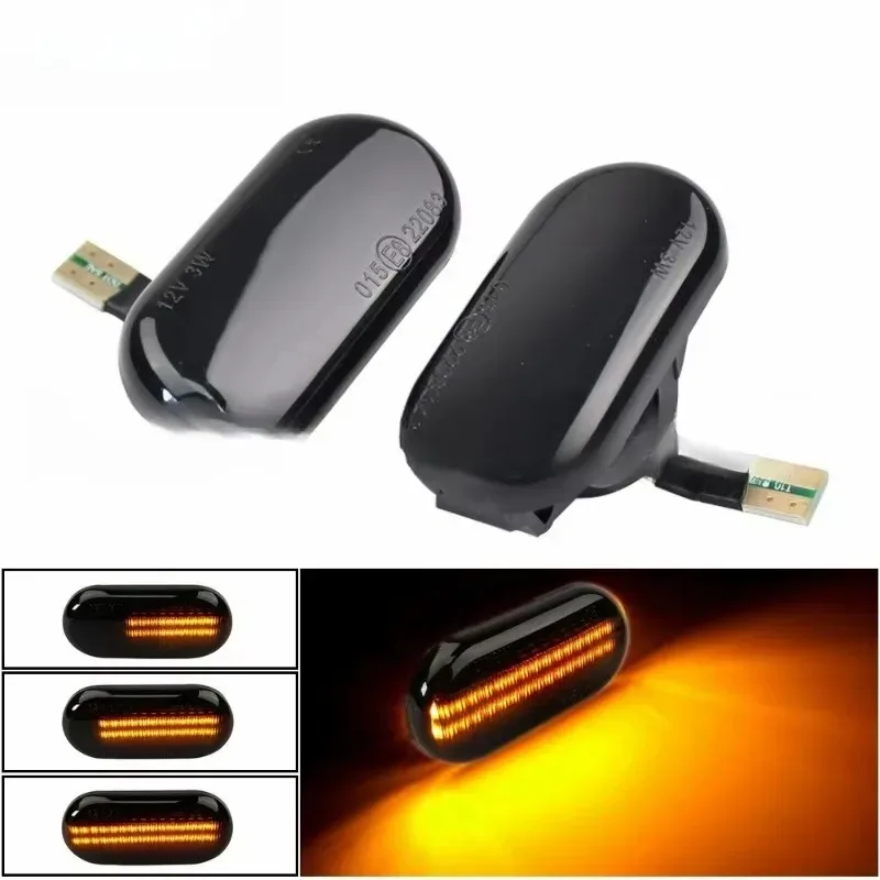 

New for 2 PCS Car Side Marker Light LED Turn Signal Light Tiida C11 Note E11 NE11 Micra K12 NP300 Navara D40 Qashqai J