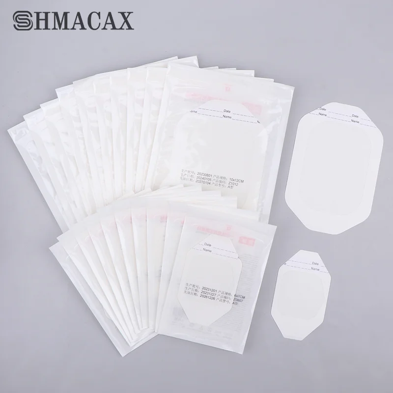 6X7/10x12cm Transparent Film Dressing Waterproof Wound Bandage Adhesive Patches Post Surgical Shower Or IV Shield Tattoo