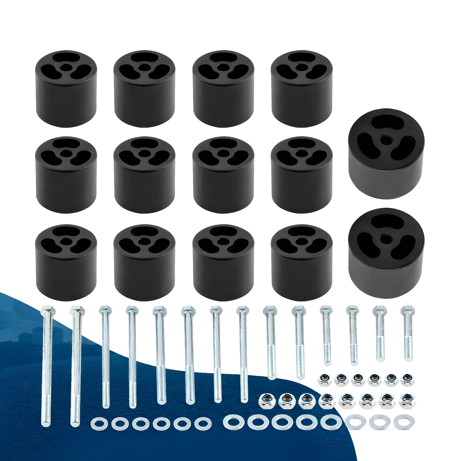 50mm Body Lift Kit w/ Bolt for Nissan for Navara D22 STR Dual Cab 4X4 4WD 2inch