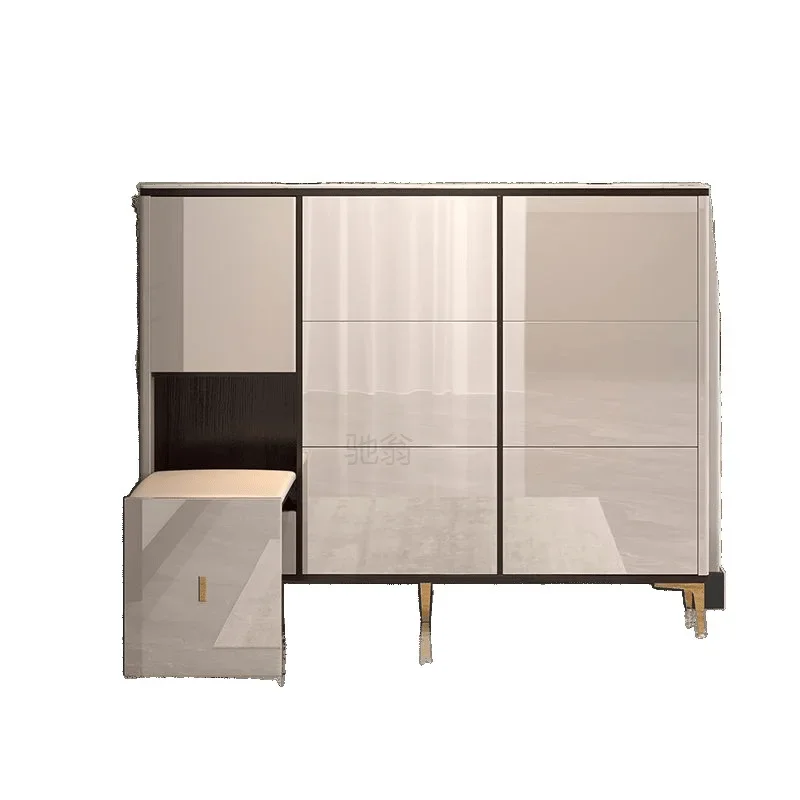 

Усовершенствованный шкаф для обуви с откидным ведром и входной дверью на стене, узкий боковой шкаф для обуви, встроенный шкаф для обуви с боковой дверью