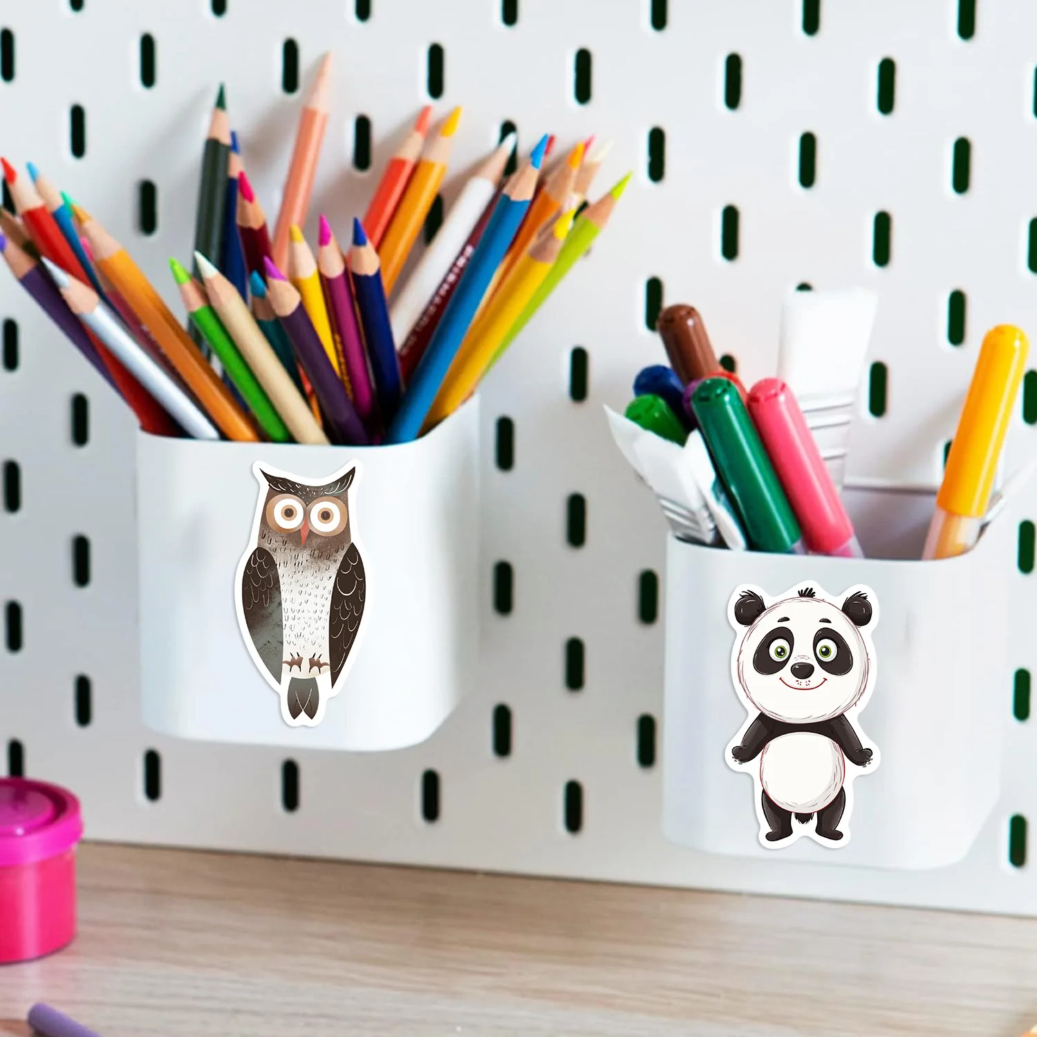 50-100PCS Abstract Animal Graffiti Stickers Creative DIY Skateboard Computer Stationery Notebook Waterproof Stickers