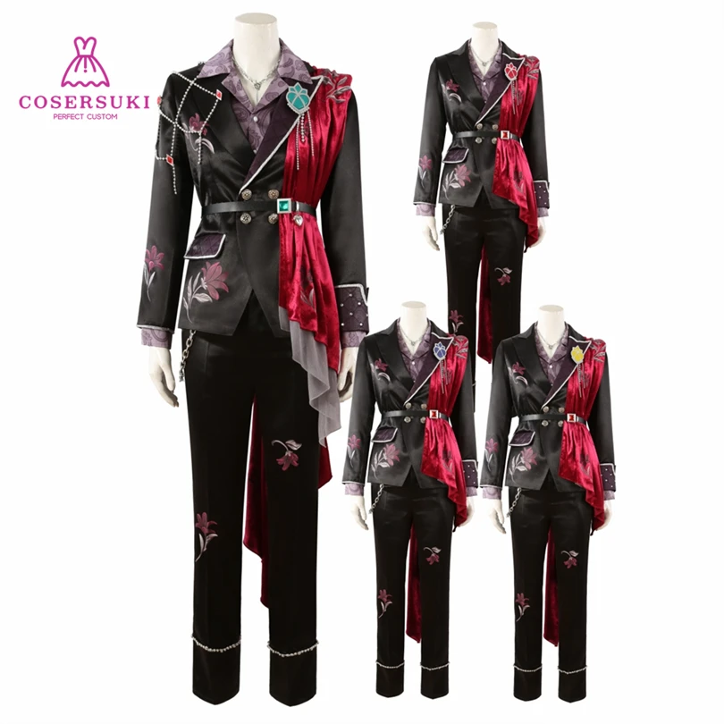 Ensemble Stars Gourmand's Scent Keito Hasumi Rei Sakuma Nazuna Nito Kuro Kiryu Cosplay Costume Halloween Carnival Outfits