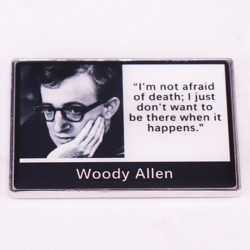 I Don't Want To Be There When Death Happens. Line Refrigerator Decoration Inspirational Quotes
