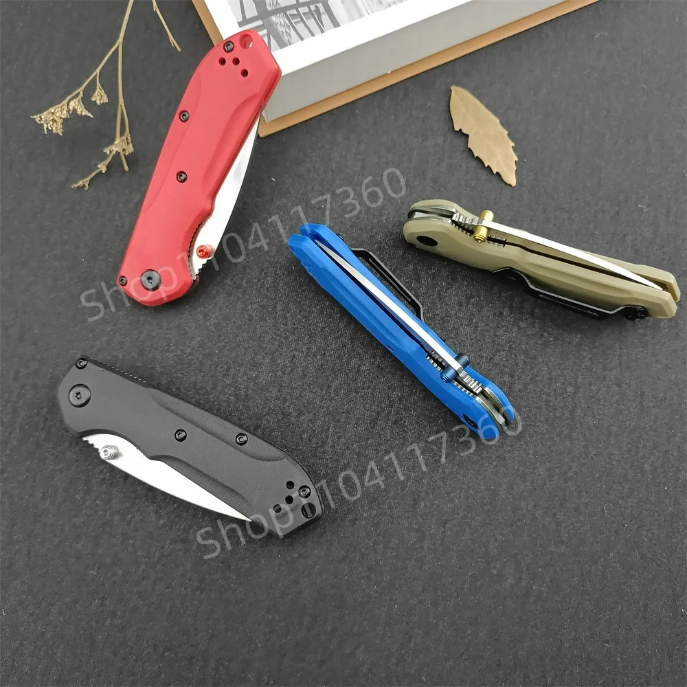 BM 565 Folding Pocket Knife S30V Blade Nylon Fiberglass Handle High Quality Outdoor EDC Survival Camping Hiking Hunting Tools