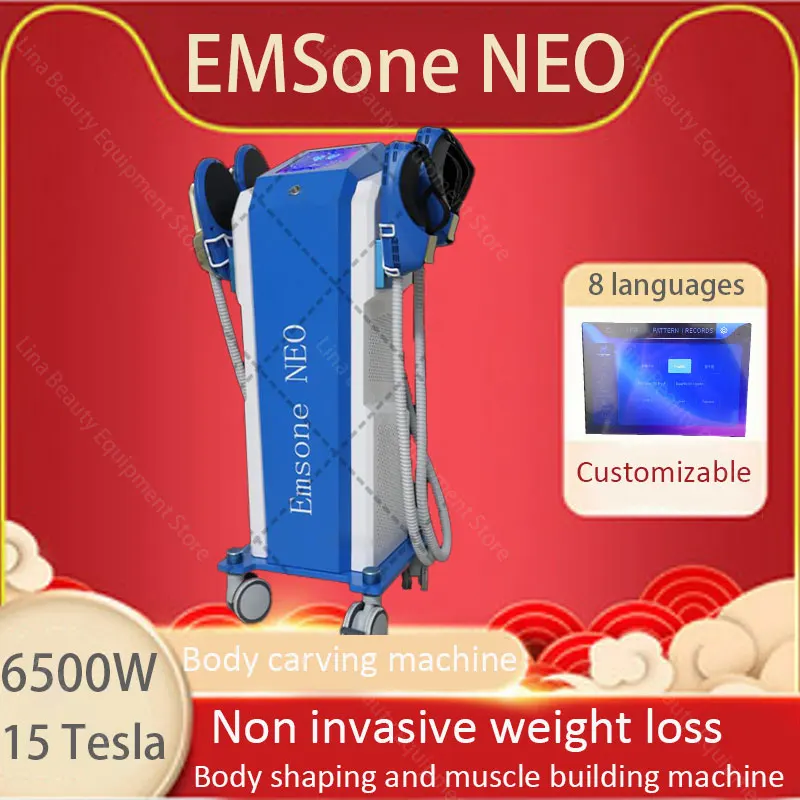 6500W EMSone NEO RF electromagnetic contraction muscle burning fat shaping bodybuilding figure EMS slimming machine