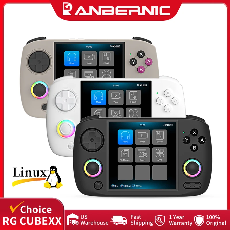 ANBERNIC RG Cubexx Handheld Game Console 3.95 1