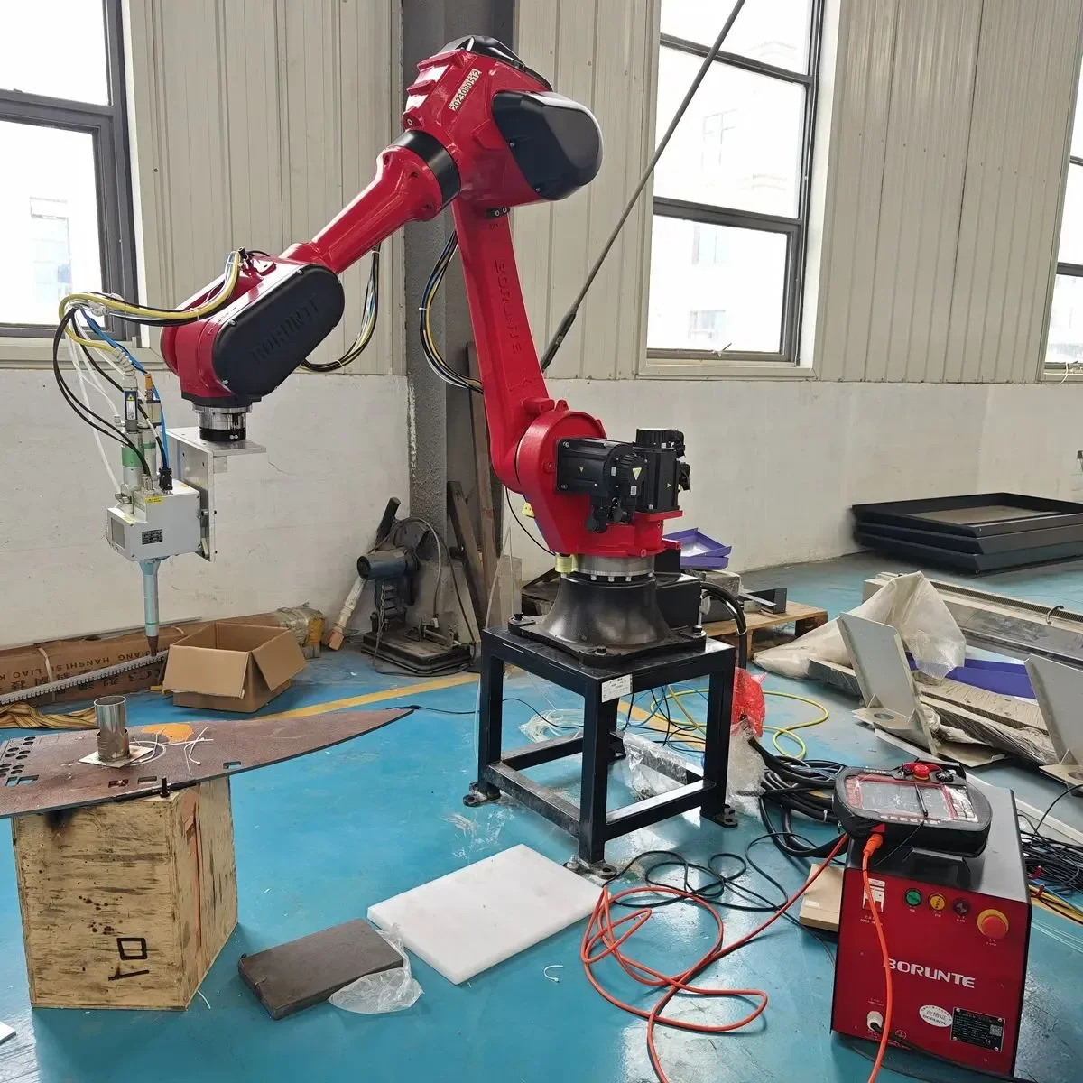 AccTek Collaborative Robot 6 Axis Robot Arm Cobot 5kg Payload 922mm Reach Industrial Robot for Pick and Place