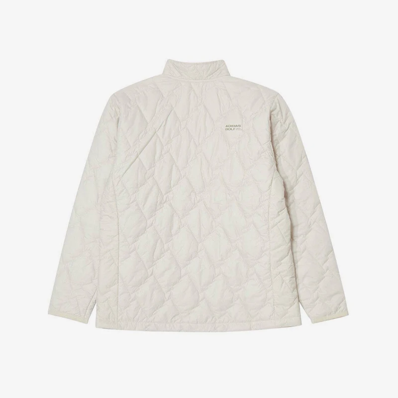 Adidas genuine stand up collar zipper long sleeved cotton jacket, new beige cotton jacket KD7996