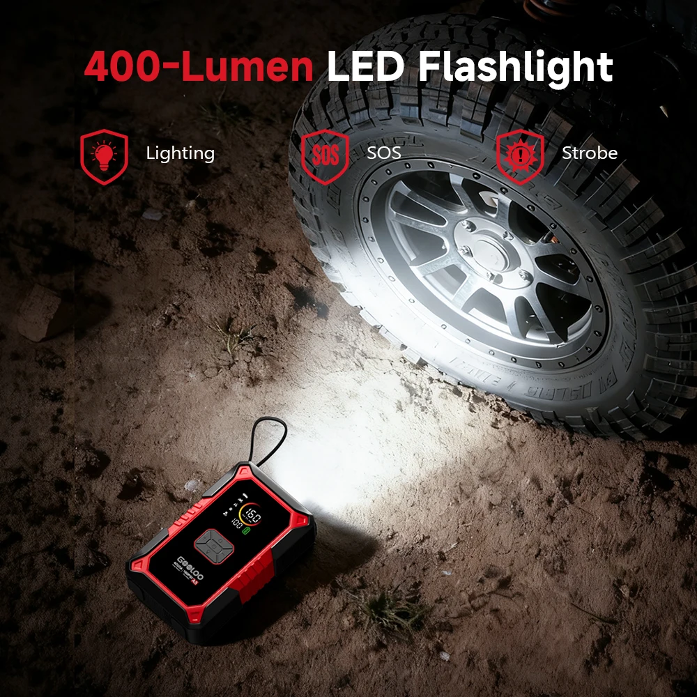 GOOLOO A5 4000A Portable Car J - Portable Jump Starter 4000A recension och pris