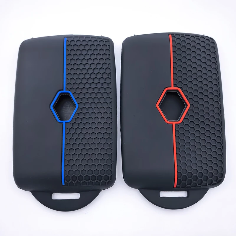 غطاء حافظة مفاتيح السيارة من السيليكون لسيارة Dacia Duster Logan 3 Jogger Sandero لرينو كليو 5 ميجان 4 زوي كادجار كابتور أركانا كوليوس #6