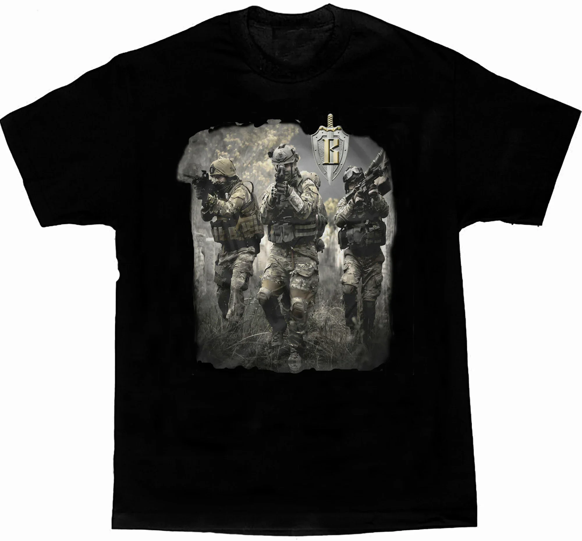 

Russian FSB Special Forces Spetsnaz V Vympel Group T-Shirt 100% Cotton O-Neck Summer Short Sleeve Casual Mens T-shirt Size S-3XL