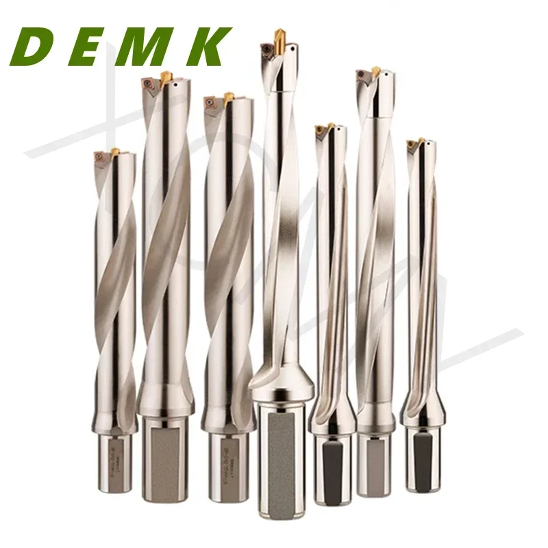 

WC SP Series 6D 8D 10D extended indexable bit U drill brute force drill for SPMG WCMX series tungsten carbide insertion CNC