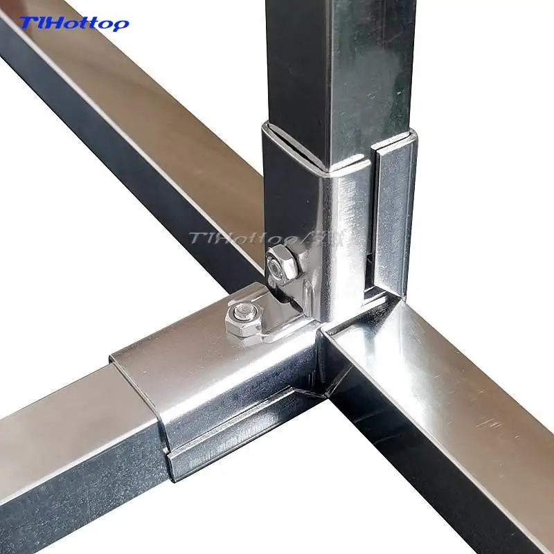 

Square Tube Fittings 25x25 Stainless Steel Pipe Clip Assembly Desk And Chair Square Steel Tube Joint Fixed Shelf