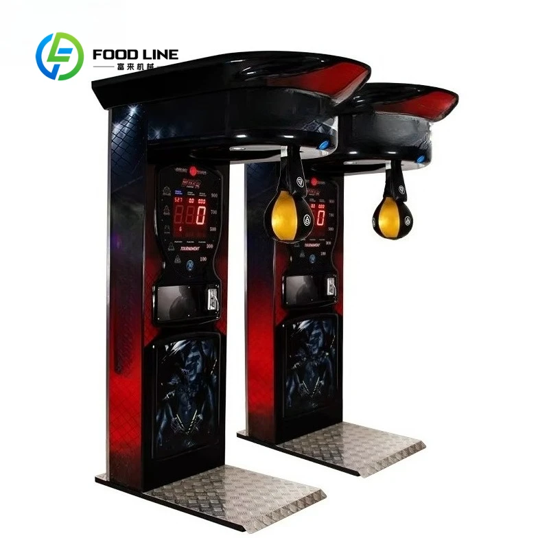 Hot Sale Indoor Coin Operated Boxing Punch Machine Factory Price Electronic Arcade Amusement Game Customized