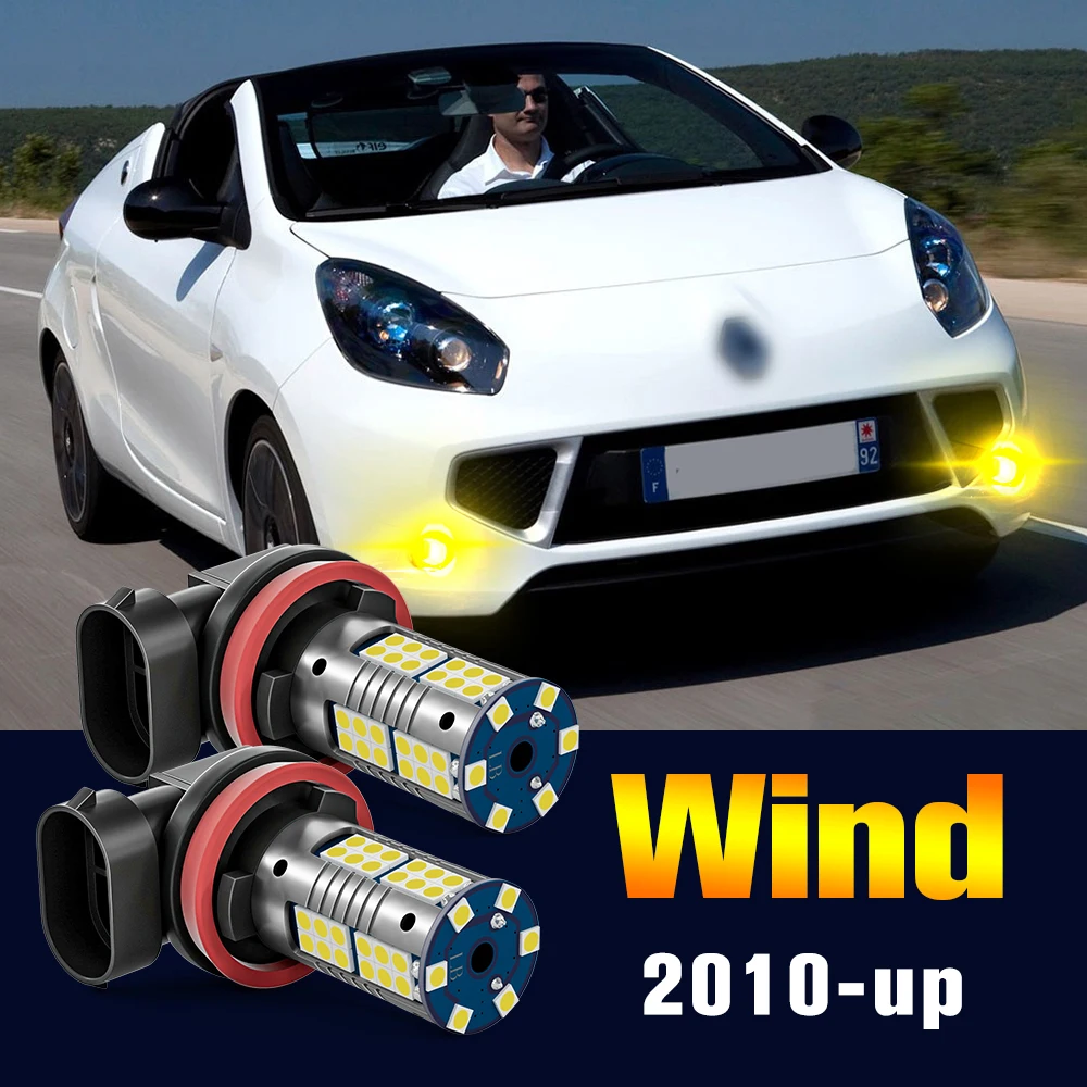 

2pcs LED Fog Light Bulb Lamp For Renault Wind 2010 2011 2012 Accessories