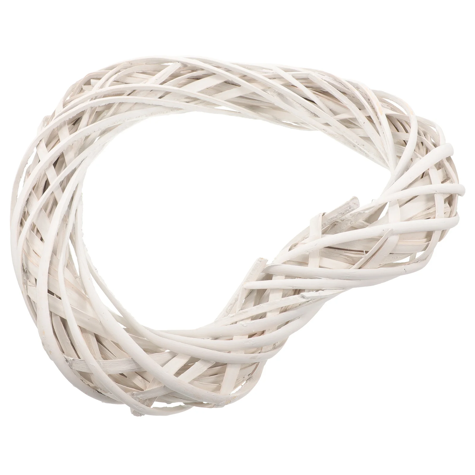 

Diy Rattan Wreath Frame Heart-Shaped Natural Wreath Ring For Christmas Wall Decor Craft Garland Making Handicrafts