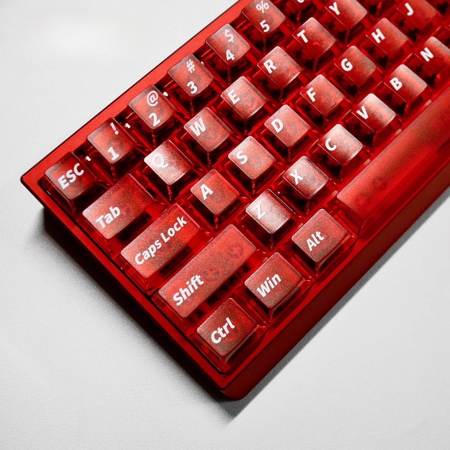 

PC Original Transparent Transparent Keycap PBT Sublimation Adaptation 60 75 100 Customized Keyboard Universal