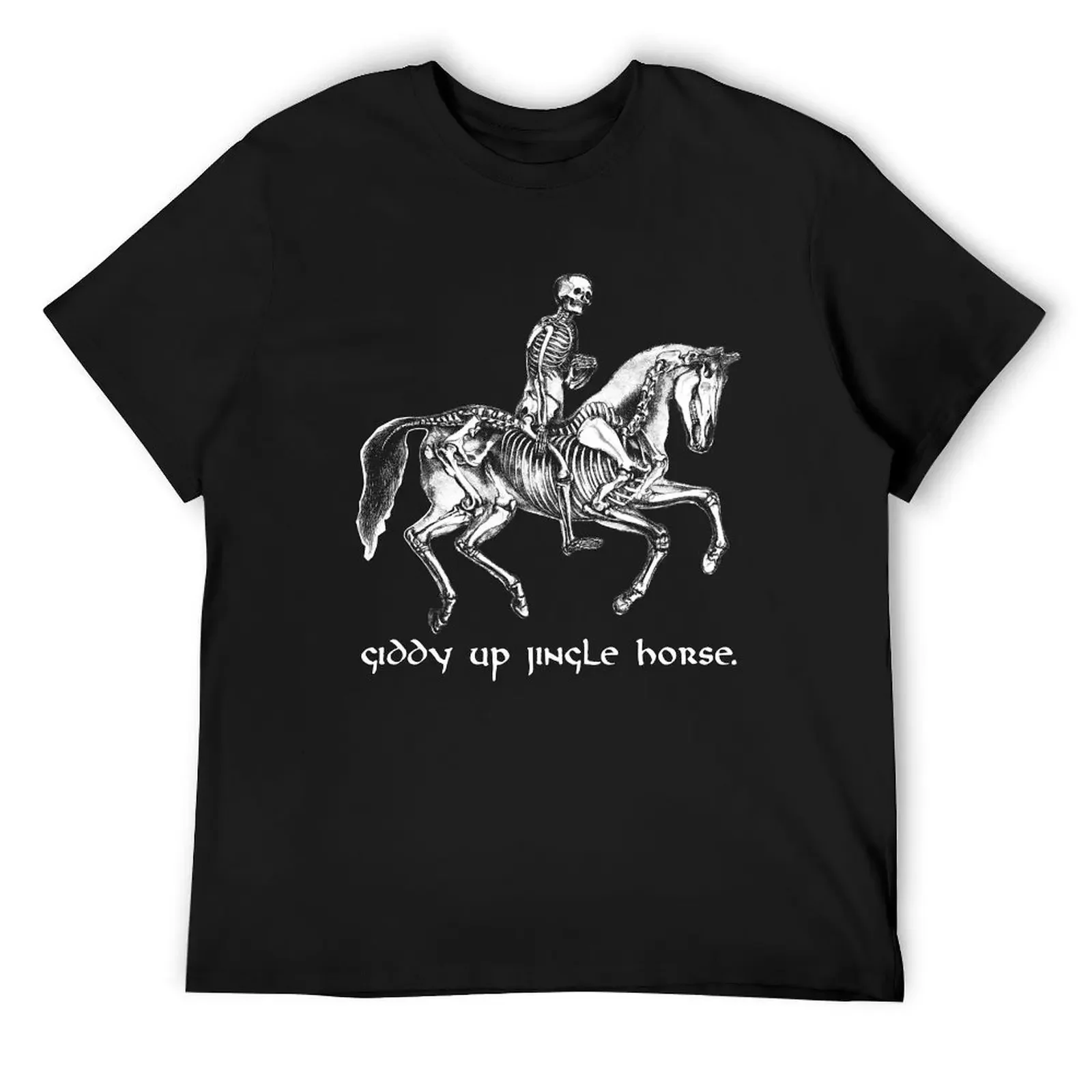 Giddy Up Jingle Horse. T-Shirt oversized graphic tee shirts graphic tees korean fashion t shirts for men cotton