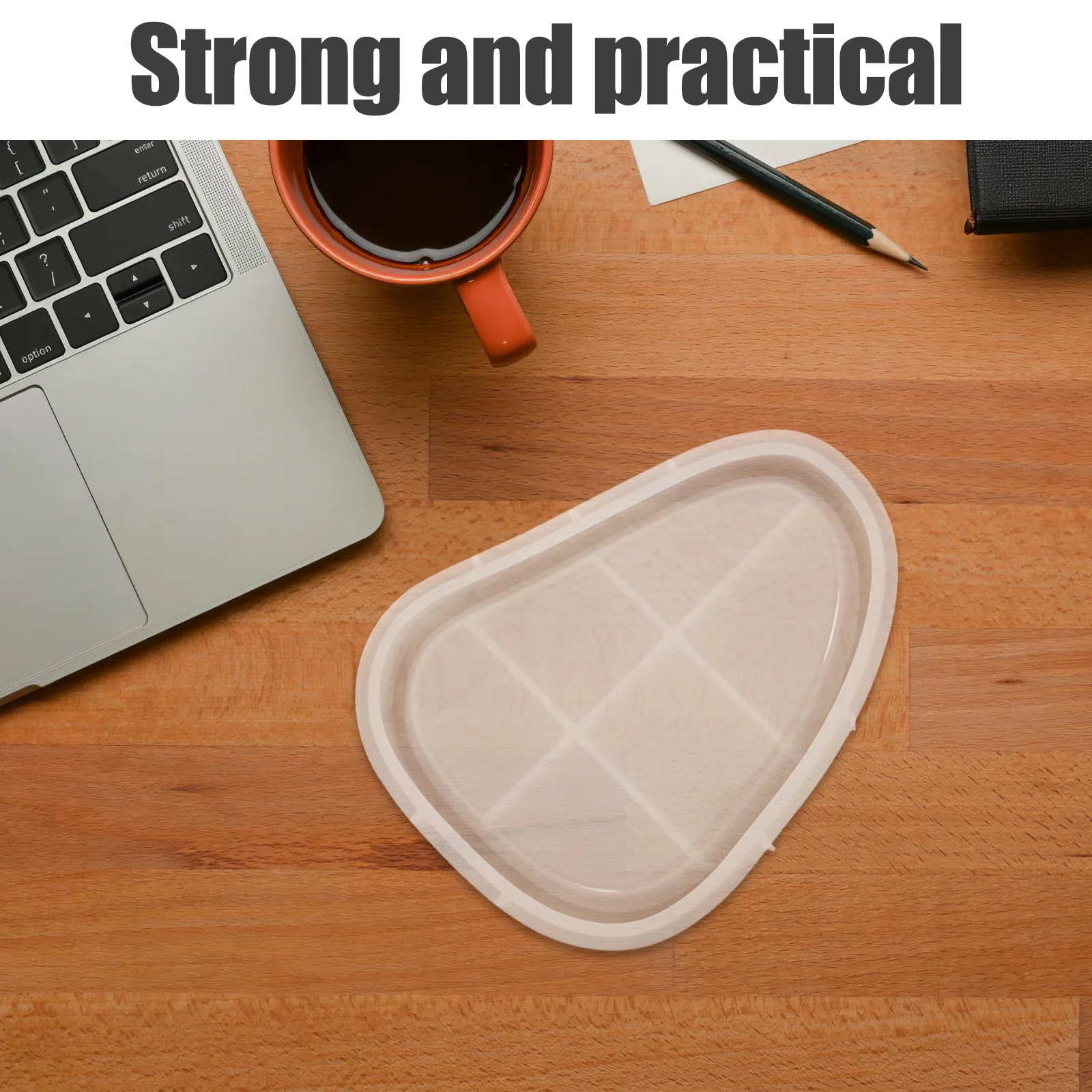 

Silicone Resin Mold Triangle Tray Diy Epoxy Casting Storage Platter Round Shape Reusable Mold For Crafts Baking Home Decor