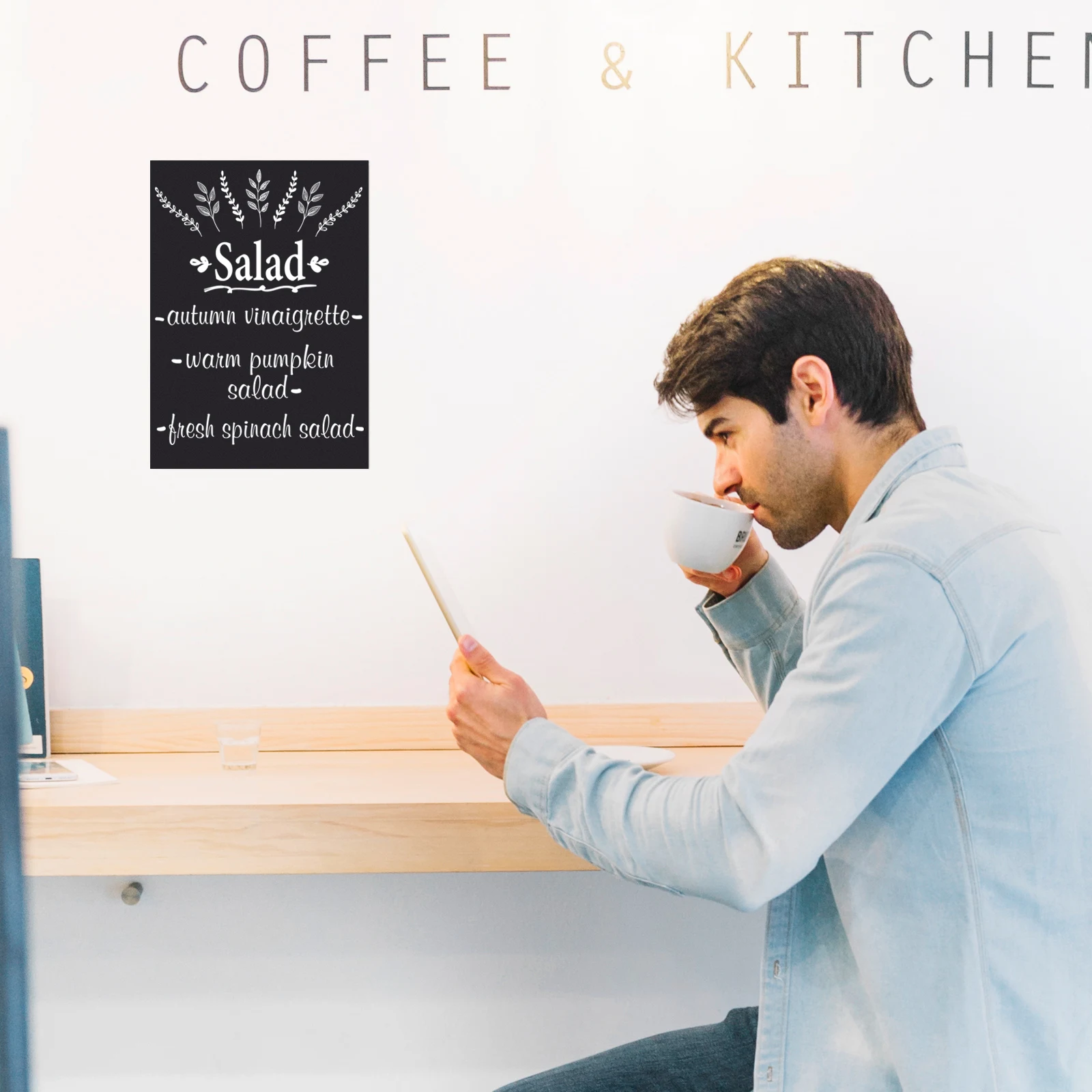 

4pcs Blackboard Stickers Removable Chalkboard Paper Wall Decal Easy Installation Strong Adhesiveness Eco Friendly Wear