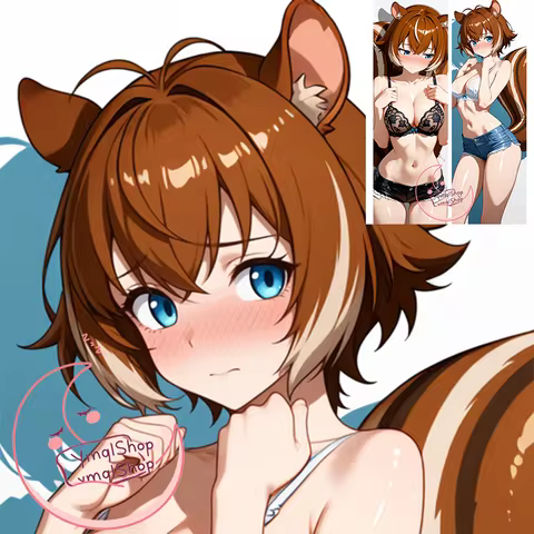 squirrel girl Dakimakura furry r18 Cover-Unlimited AI Custom Size Double-sided Print Life-size Body anime body pillow case zzz