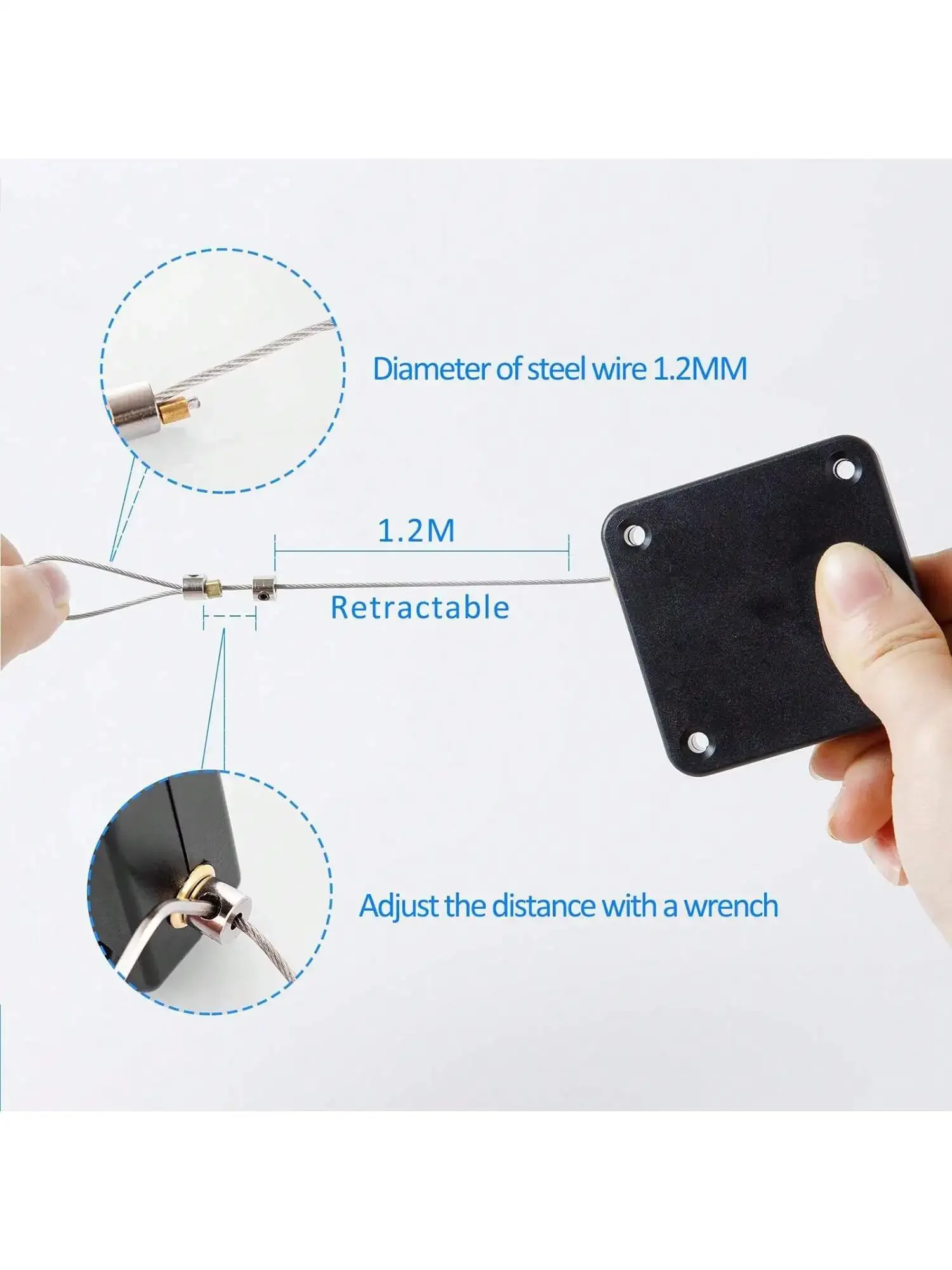 1 piece of non punching automatic sensing door closer, suitable for storms, household and commercial use