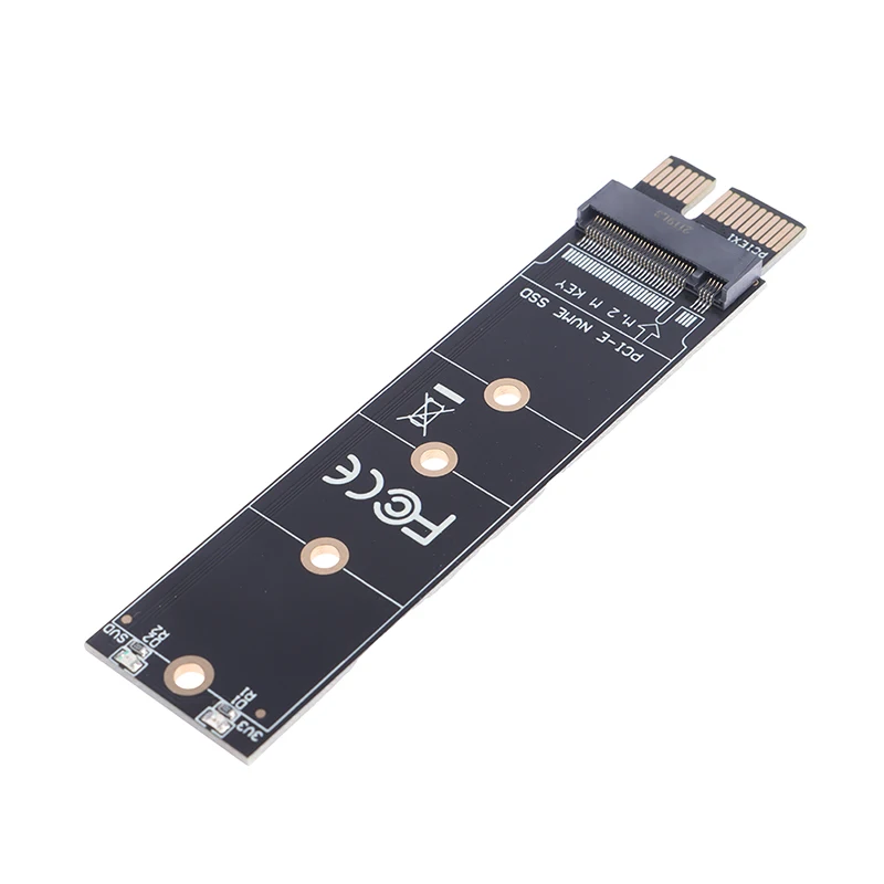 PCIE ke M2 adaptor NVMe SSD M2 PCIE X1 Raiser PCI-E PCI Express M konektor kunci Internal Solid State Drive