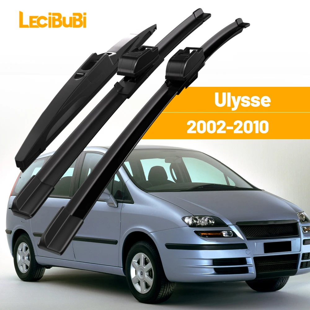 لشركة فيات أوليس 2002-2010 1 مجموعة الجبهة والخلفية ممسحة زجاج أمامي شفرات مساحات الزجاج الأمامي 2003 2004 2005 2006 2007 2008 اكسسوارات #1