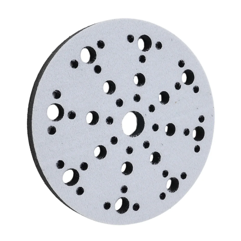 Soft Polishing Pad 150mm 48 Holes Interface Pad Loop Hook Sanding Backing Pads For Sander Buffer Power Tools Accessorie
