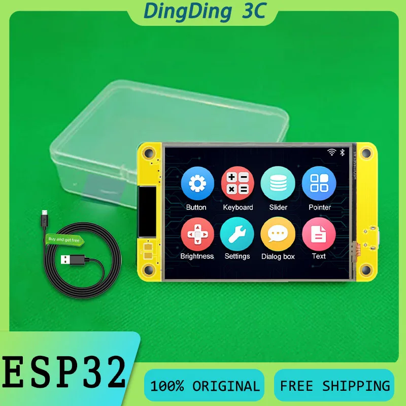 

Плата разработки ESP32 WiFi Bluetooth 2,8 дюйма 240*320 интеллектуальный экран TFT-модуль сенсорный экран LVGL