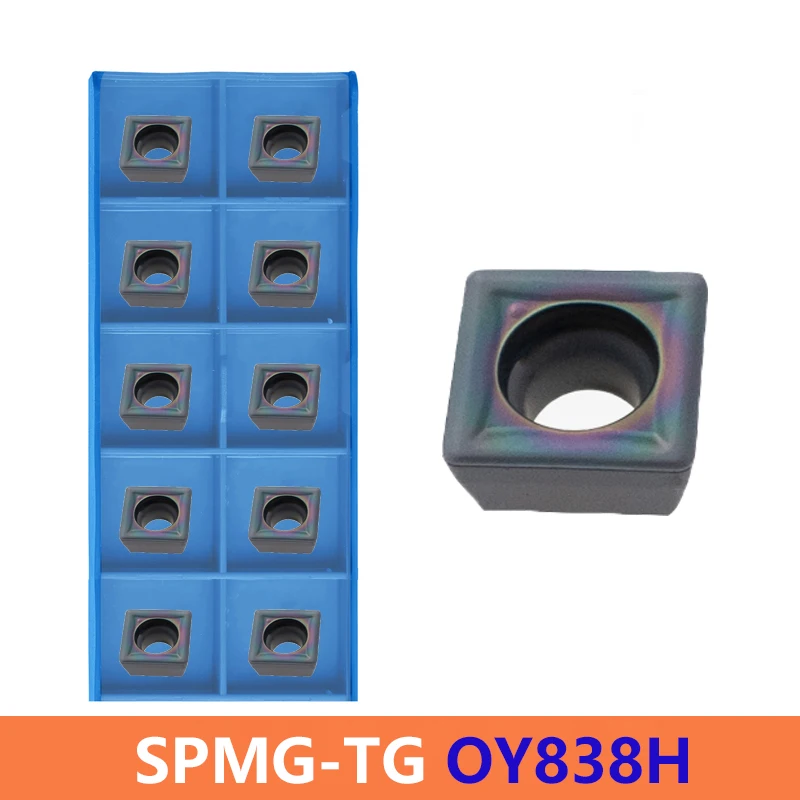 

LIHAOPING SPMG050204-TG SPMG060204-TG OY838H U Drill Bit Carbide Inserts SPMG050204 SPMG 060204 SPMG140512 TG CNC Lathe Cutter