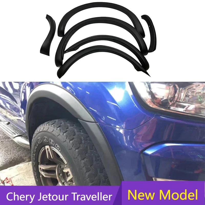 Car Fender Flares Wheel Arch Accessories Black Color CAR STYLING MOULDING Fit for Ford Ranger 2012-2018 T6 T7