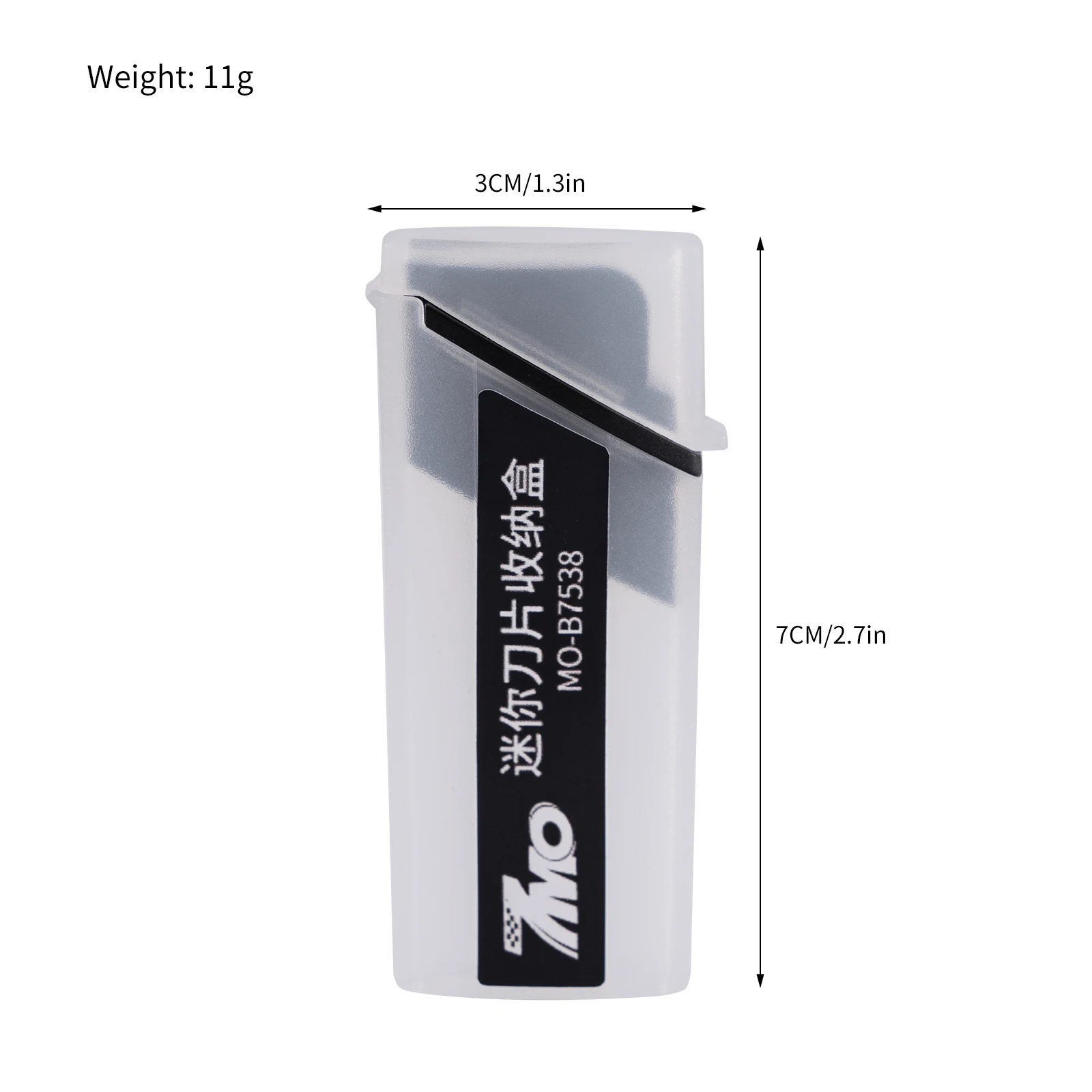 Car Wrap Tool Mini Used Blade Disposal Box Portable Safety Container Vinyl Wrap PPF Window Tint Razor Scrap Collection Case