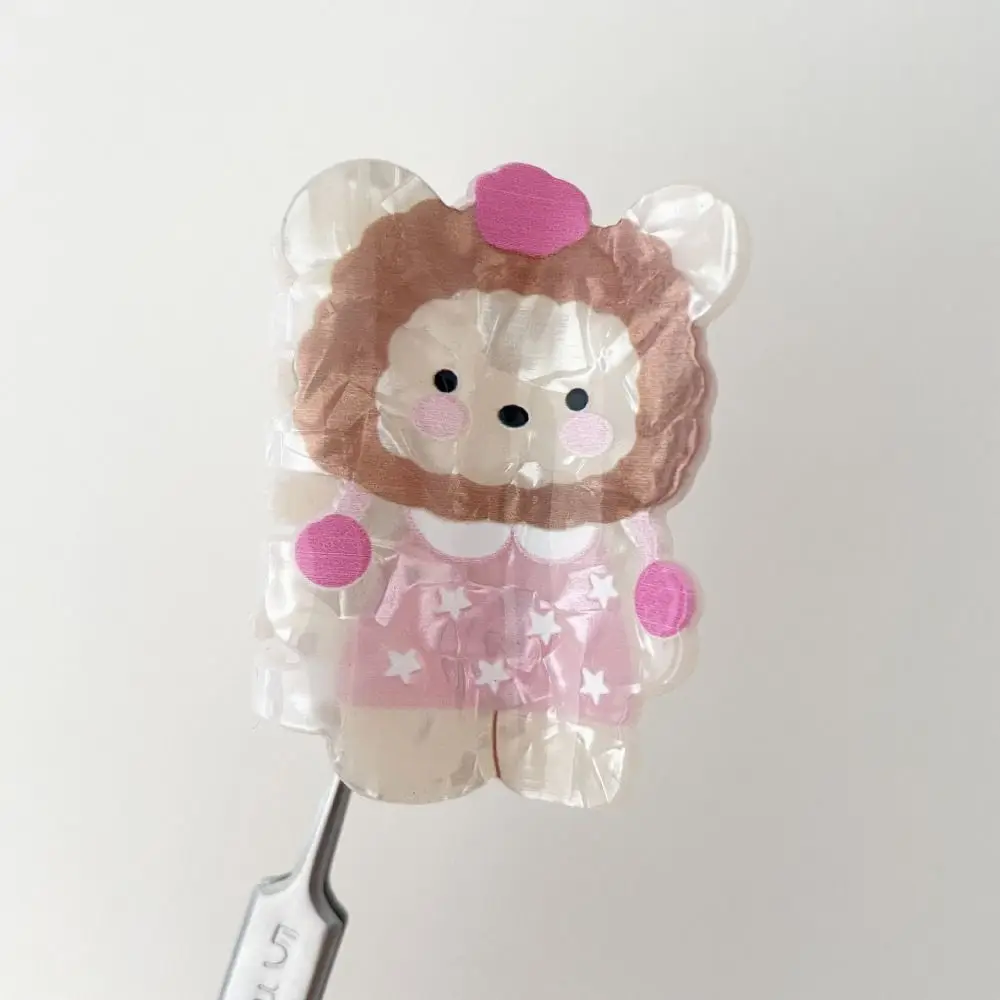 Trendy Korean Style Cartoon Animal Hair Claw Puppy Creative Sweet Bear Hair Clip Kawaii Rabbit Small Shark Clip Headdress